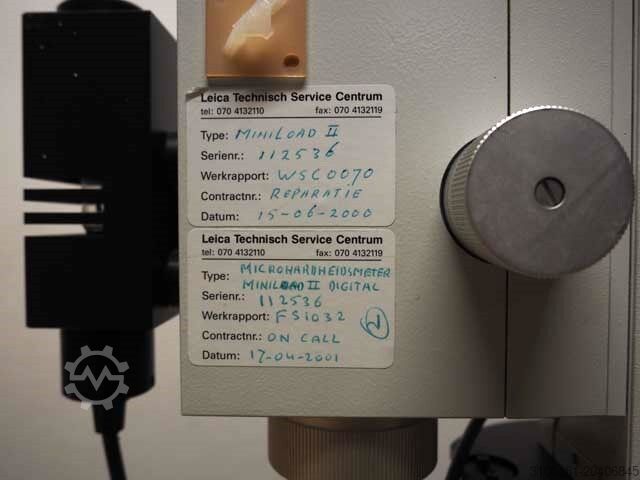 Microscope / hardness tester Leica Miniload II