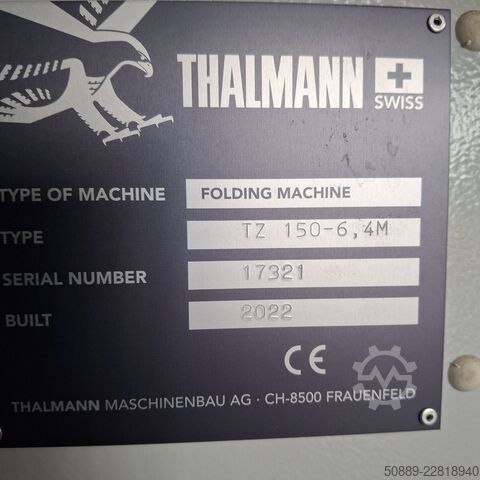 Schwenkbiegemaschine Thalmann TZ 150 6.4M
