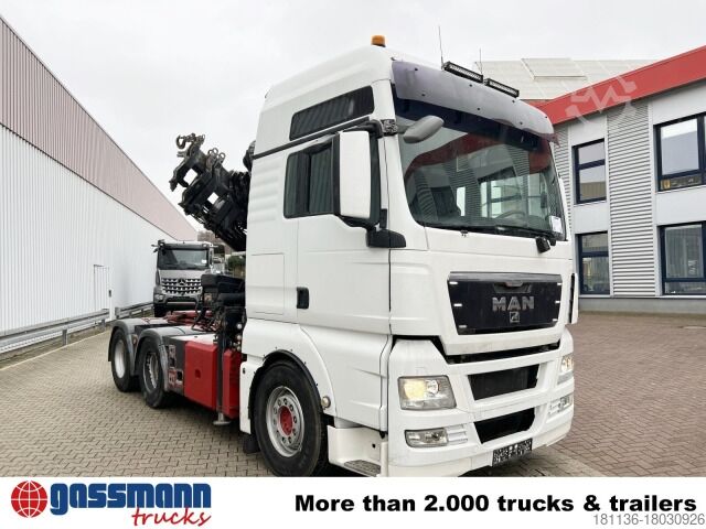 Standard SZM MAN TGX 26.480 6x4 BLS mit Kran Hiab 288E-6 Hipro,