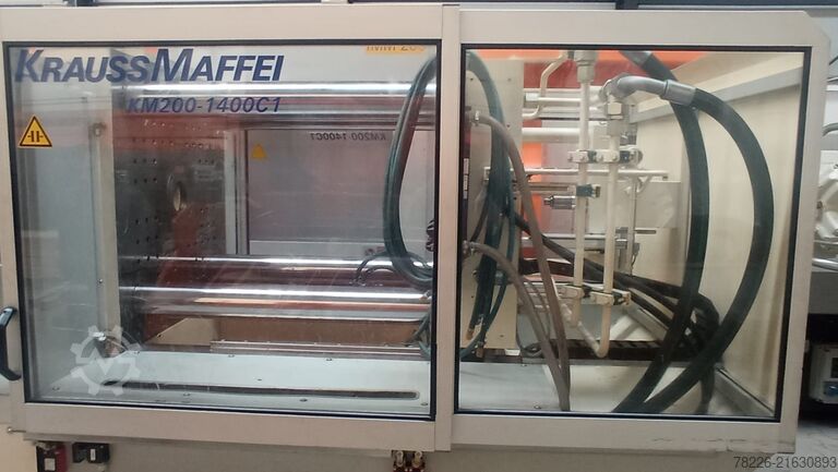 Spritzgießmaschine NUR 16.700h KraussMaffei 200-1400 C1