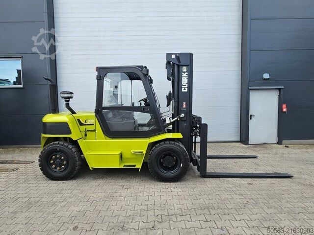 Dieselstapler Clark C70D - NEU - DIESEL KUBOTA - TRIPLEX