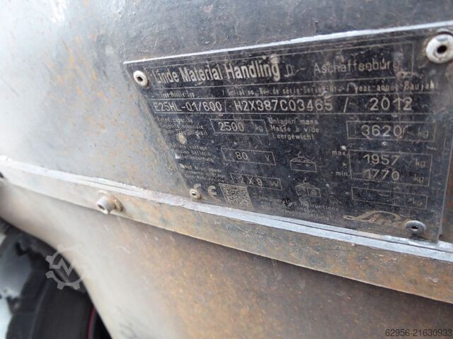 Elektro 4 Rad-Stapler Linde E25HL-01/600