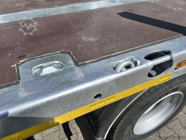 Anhänger mit offener Pritsche Möslein T 2 Plato 8,6m  2 Achs Jumbo- Plato- Anhänger