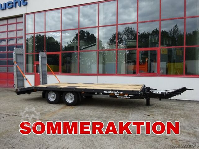 Low loader trailer Möslein TTT 11-5,2P  Neuer Tandemtieflader