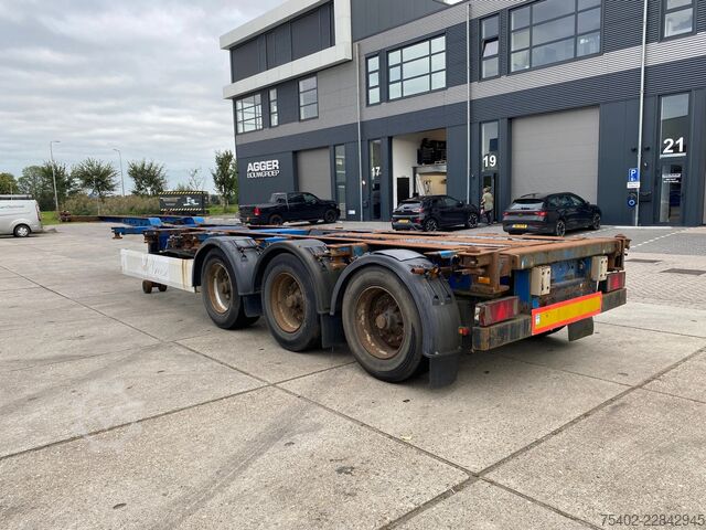 Container transport Krone SD 27 / Conatiner chassis / 40 FT / BPW