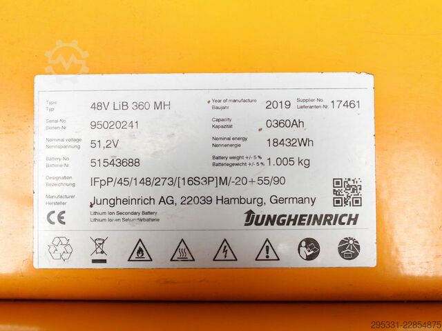 Schubmaststapler Jungheinrich ETV 216  DL GNE-1070DZ