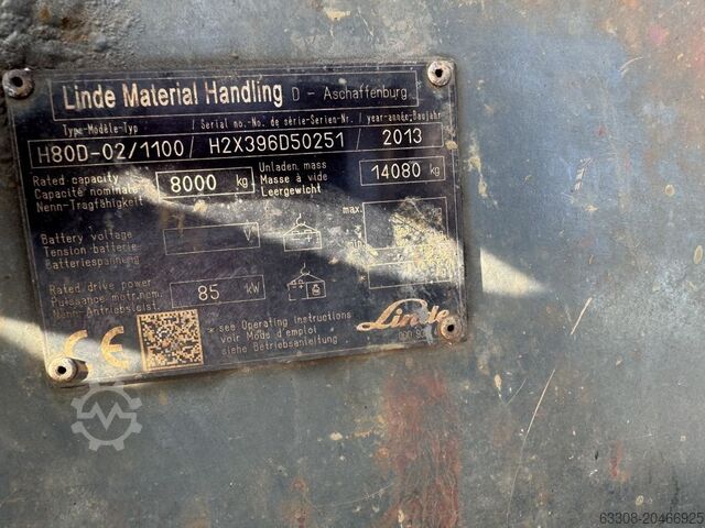 Dieselstapler Linde H80D-02/1100