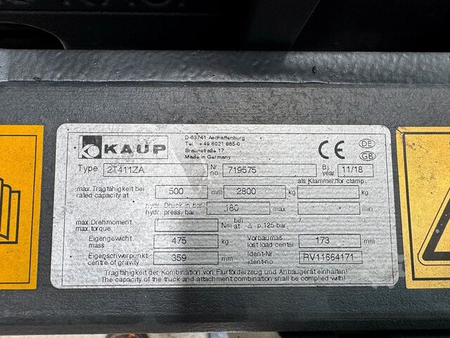 S+UVV 07/27, side protection, electric, 6,532 operating hours Jungheinrich EFG 430