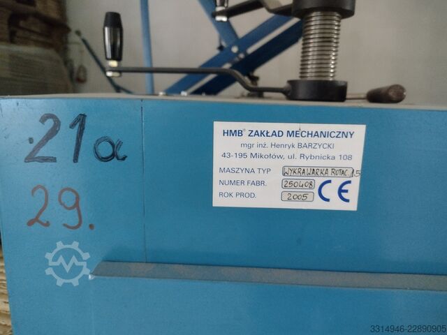 Rotary die HMB Wykrawarka Rotac. 1.5