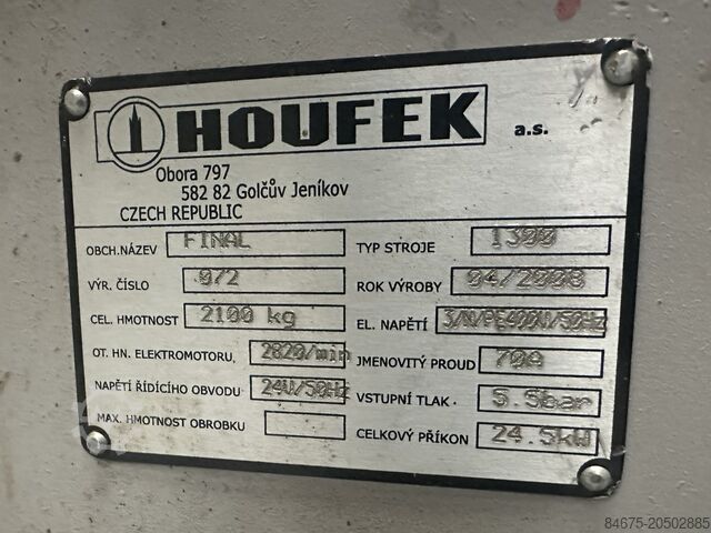 Bürstmaschine HOUFEK FINAL 1300