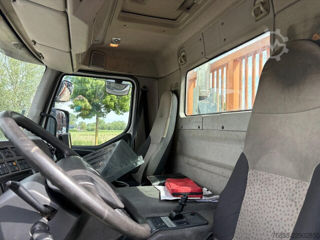 Plattformanhänger Renault Kerax 380 6x4 Full Steel / Hiab 166B-3 / Remote...