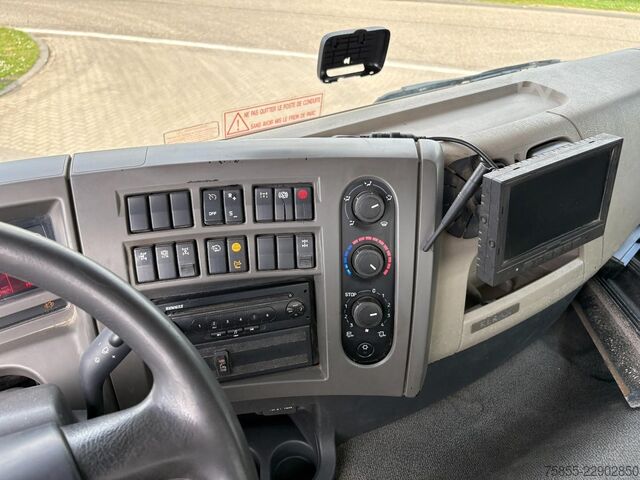 Plattformanhänger Renault Kerax 380 6x4 Full Steel / Hiab 166B-3 / Remote...
