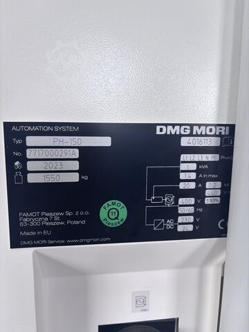 Universal machining center DMG DMU 75 Monoblock + PH150