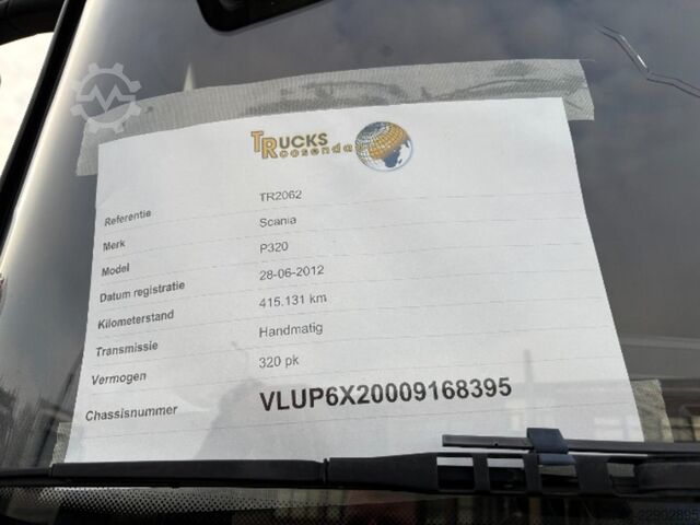 Koffer Scania P 320 + BDF SYSTEEM + MANUAL + EURO 5