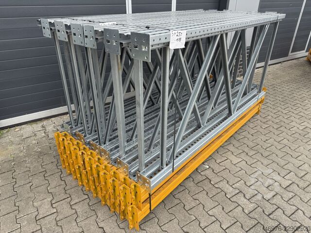 Shelf length: 31.14 linear meters / Shelf unit: 2500x1100 mm META (Thyssen) Multipal S Palettenregalanlage Palettenregal Regal