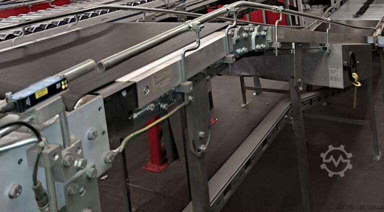 Rising falling Incline belt conveyor with... Transnorm 4250 ( 800+2800+650 ) -700-600