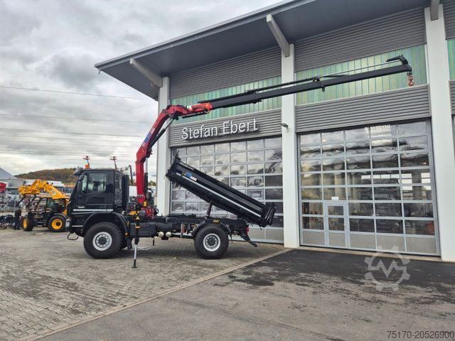 Dreiseitenkipper LKW IVECO Eurocargo ML150E32WS 4x4 Kran HMF 1130K Funk AHK