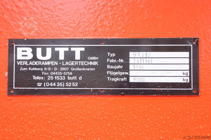 Mobile loading ramp Butt BK912