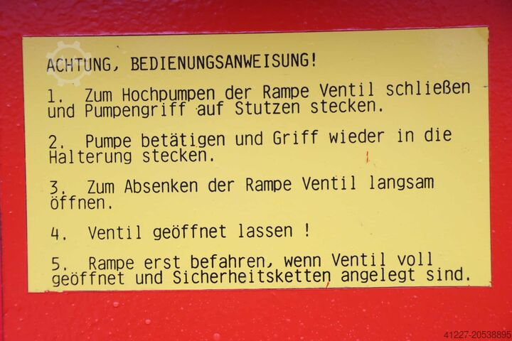 Mobile loading ramp Butt BK912