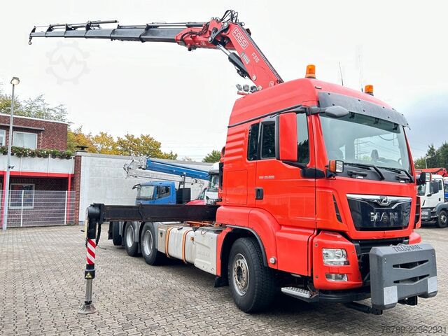 Autokran MAN 35.500 TGS Abroller mit Fassi F315RA.2.26 Kran