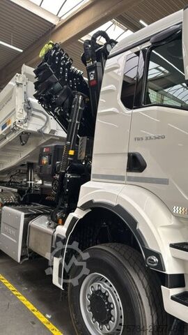 Three-sided tipper truck MAN 33.520 6X6 BL NEU BORDMATIK 3 SEITEN KIPPER HIAB KRAN MIETKAUF MöGLICH