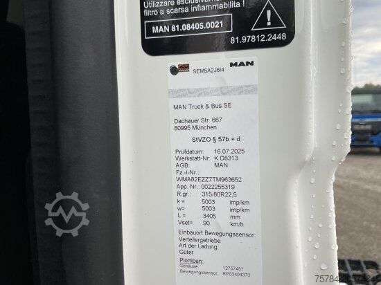 Three-sided tipper truck MAN 33.520 6X6 BL NEU BORDMATIK 3 SEITEN KIPPER HIAB KRAN MIETKAUF MöGLICH