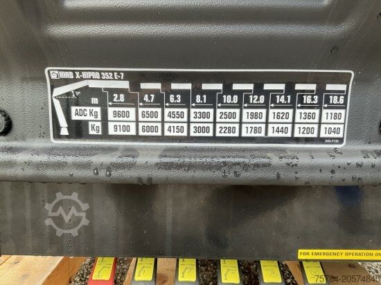 Three-sided tipper truck MAN 33.520 6X6 BL NEU BORDMATIK 3 SEITEN KIPPER HIAB KRAN MIETKAUF MöGLICH