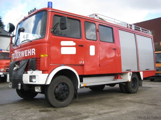 Feuerwehrfahrzeug MERCEDES-BENZ LP 709 Feuerwehr LF8 Oldtimer Teilbeladung *TÜV*