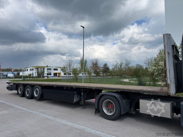 Working platform semitrailer KÖGEL SN24 Plateau/2xLIFT-Achsen/Steckrungen