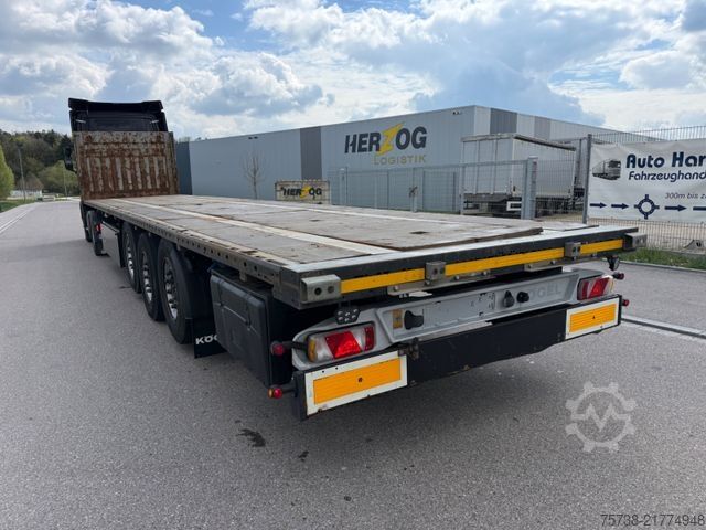 Working platform semitrailer KÖGEL SN24 Plateau/2xLIFT-Achsen/Steckrungen