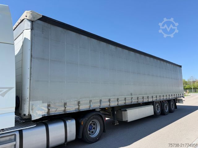 Auflieger mit Pritsche & Plane SCHMITZ CARGOBULL SCS24 Pritsche+Schiebeplane+Edscha/Lift-Achse