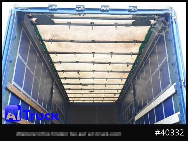 Swap body with flatbed & tarp KRONE 7.45  BDF Wechselbrücke, Schiebeplane