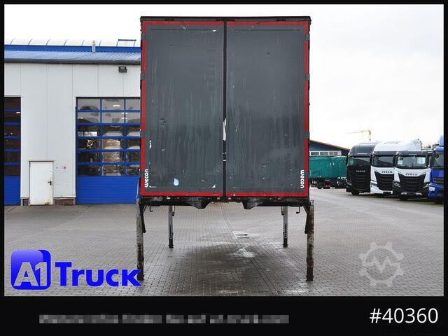 Swap body with flatbed & tarp WECON WPR 782 SG, CODE XL, verzinkt,