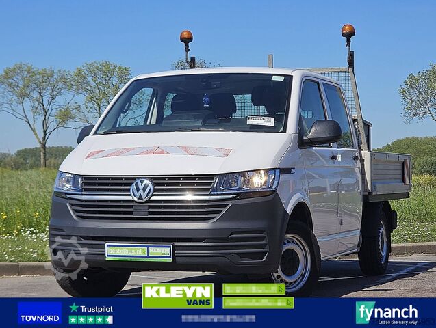 Pickup VOLKSWAGEN TRANSPORTER 2.0 TDI L2 Dubbel Cabine AC!