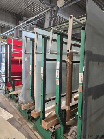 Compact glass storage system  Kompaktlager
