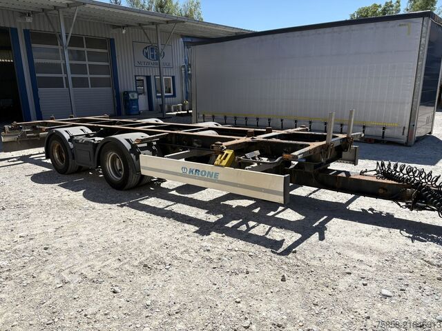 Swap chassis trailer Krone Jumbo Lafette Fahrhöhe 860mm BPW Trommel