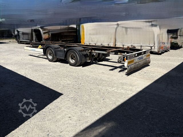 Swap chassis trailer Krone Jumbo Lafette Fahrhöhe 860mm BPW Trommel