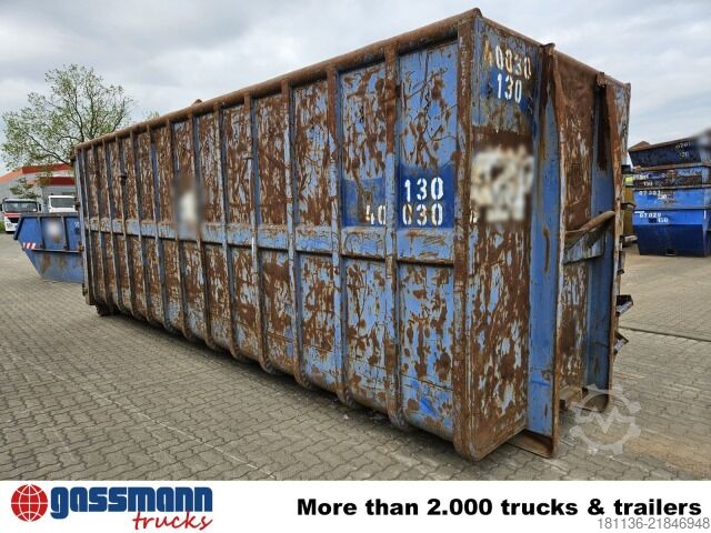 Roll-off container  Abrollcontainer ca. 40m³