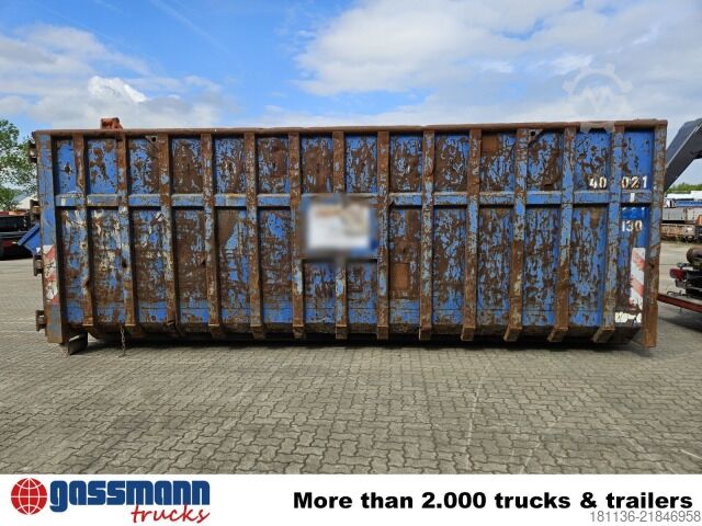 Roll-off container  Abrollcontainer ca. 40m³