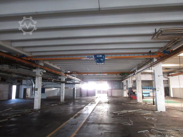 Kranhimmel Kran Hallenkran + Laufschiene ABUS Hallenkran Brückenkran Kran ELV 1600Kg 1,6t - Spur 9550mm