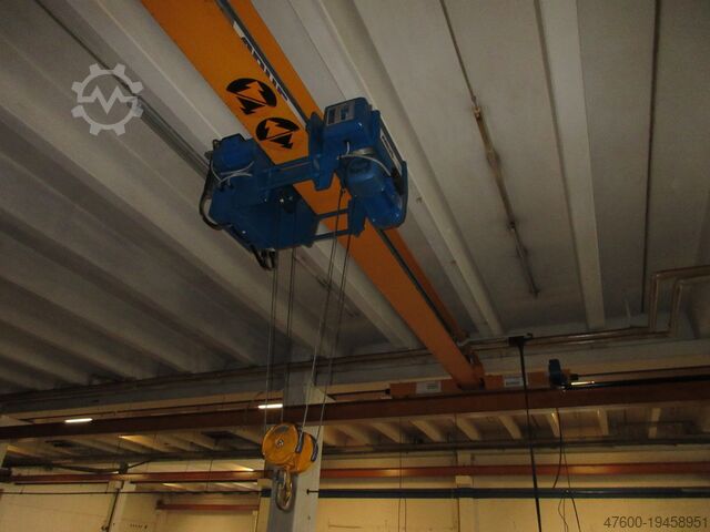 Kranhimmel Kran Hallenkran + Laufschiene ABUS Hallenkran Brückenkran Kran ELV 1600Kg 1,6t - Spur 9550mm