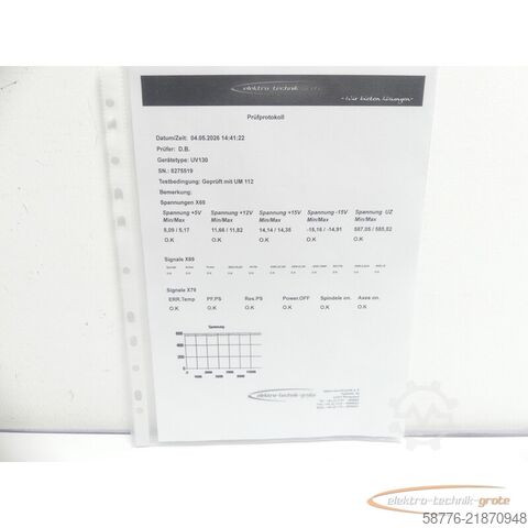 Component Heidenhain UV 130 ID: 324 998-03 SN: 8275519 im Austausch (Exchange)