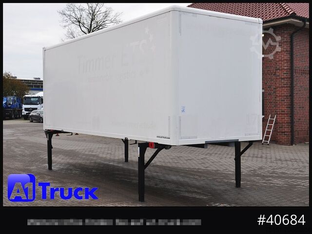 Wechselbrücke mit Kofferaufbau SPIER WB Koffer, 7,45, guter Zustand, verzinkt, Rolltor