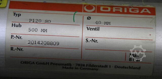 Linearantrieb Hublänge 500 mm Origa P120 SO