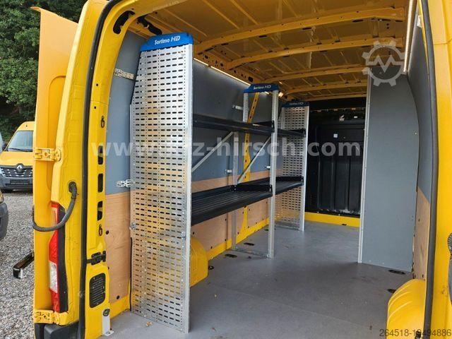 Kastenwagen hoch RENAULT Master EURO 6, Sortimo 1.Hd Klima Kamera MAXI