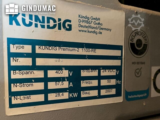 Bandschleifer Kundig Premium 2 1100-RE