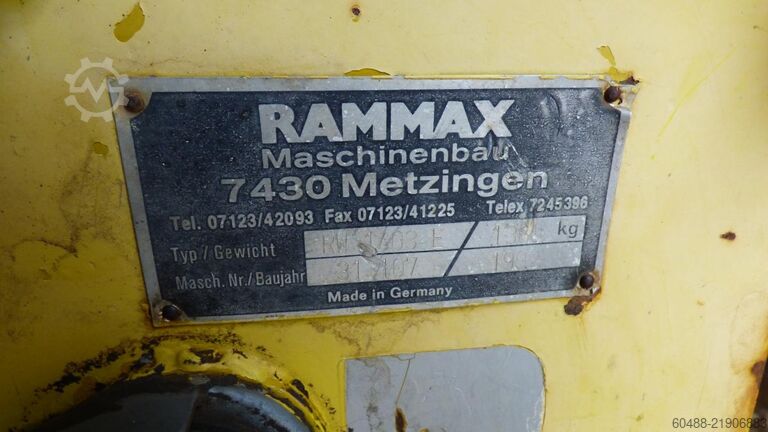 Trench roller RAMMAX RW 1403 F