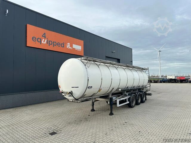 Food tanker Van Hool FOOD / 39.000L / 3-COMP / INOX / NL-trailer / A...