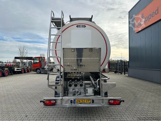 Food tanker Van Hool FOOD / 39.000L / 3-COMP / INOX / NL-trailer / A...