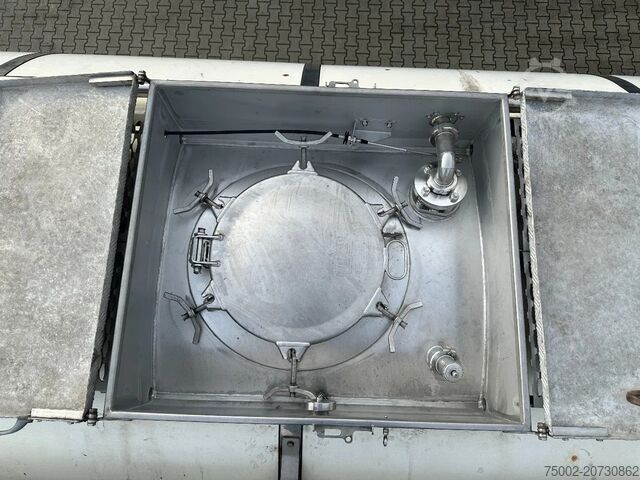 Lebensmitteltanker Van Hool FOOD / 39.000L / 3-COMP / INOX / NL-trailer